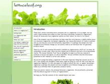 Tablet Screenshot of lettuceleaf.org